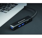 Conceptronic DONN08B base para portátil y replicador de puertos USB 3.2 Gen 1 (3.1 Gen 1) Type-C Negro