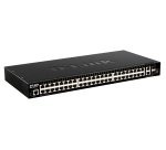 D-Link DGS-1520-52/E switch Gestionado L3 10G Ethernet (100/1000/10000) 1U Negro