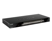 D-Link DGS-1520-28/E commutateur réseau Géré L3 10G Ethernet (100/1000/10000) 1U Noir