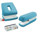 Cosy Agrafeuse de bureau, 30 feuilles, agrafes 24/6 et 26/6, bleu, 55670061