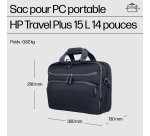 HP Sac pour ordinateur portable Travel Plus 15 litres 14 pouces