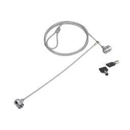 Conceptronic CNBSLOCK15T cable antirrobo Plata 1,5 m