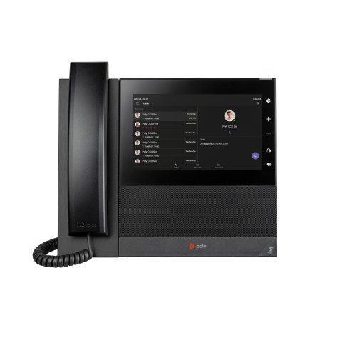 HP Poly Téléphone multimédia professionnel Poly CCX 600 pour Microsoft Teams et compatible PoE