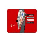 Celly Venere Passport Portafoglio Rosso Ecopelle