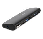 StarTech.com Docking station USB 3.0 a doppio monitor con HDMI e DVI/VGA, hub USB-A a 3 porte, GbE, Audio - Dock universale Tipo-A per laptop - Windows/macOS/ChromeOS