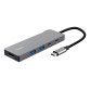 Trust 26062 hub & concentrateur USB Type-C Gris