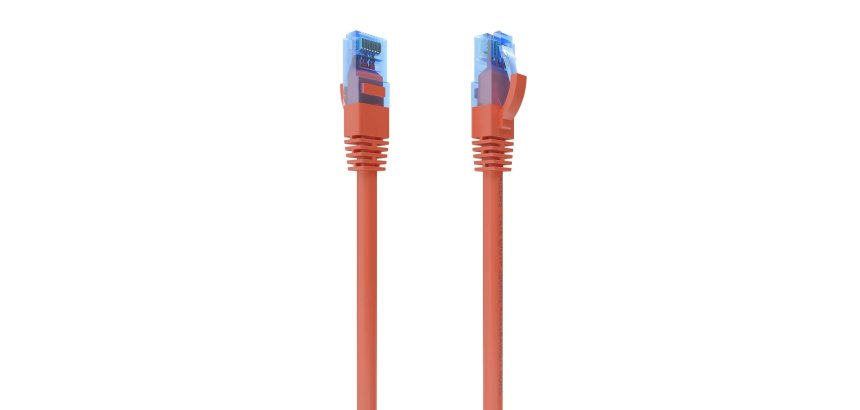 AISENS Cable De Red Latiguillo RJ45 Cat.6 UTP AWG26 CCA, Rojo, 2.0 m