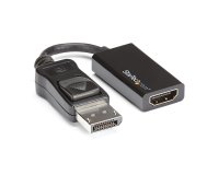 StarTech.com Adaptateur DisplayPort vers HDMI - Convertisseur Vidéo 4K 60Hz Active DP 1.4 vers HDMI 2.0 - Dongle Adaptateur de Câble DP vers HDMI pour Moniteur/TV/Écran - Connecteur DP Verrouillable