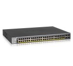 NETGEAR GS752TP Géré L2/L3/L4 Gigabit Ethernet (10/100/1000) Connexion Ethernet, supportant l'alimentation via ce port (PoE) 1U Noir