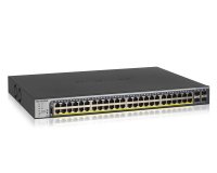 NETGEAR GS752TP Géré L2/L3/L4 Gigabit Ethernet (10/100/1000) Connexion Ethernet, supportant l'alimentation via ce port (PoE) 1U Noir