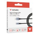 Verbatim Sync & Charge Cable USB-A to USB-C 120 cm