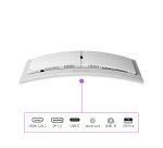 Philips Evnia 8000 49M2C8900L/00 écran plat de PC 124,2 cm (48.9") 5120 x 1440 pixels Dual QHD QD-OLED Blanc