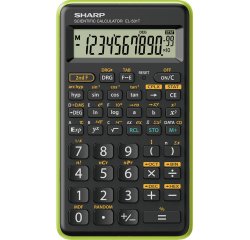 Sharp EL-501T calcolatrice Tasca Calcolatrice scientifica Nero, Verde