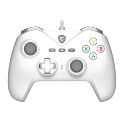 MSI FORCE GC200 WHITE Gaming Controller USB Gamepad Analogue / Digital Android, PC