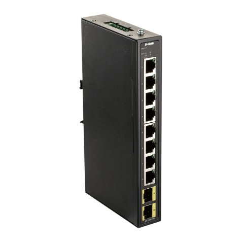 D-Link DIS-100G-10S switch No administrado Gigabit Ethernet (10/100/1000) DIN rail Negro