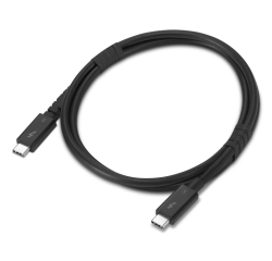 Lenovo 4X91U94411 Câble Thunderbolt 1 m 80 Gbit/s Noir