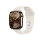 Apple Watch Series 10 OLED 42 mm Numérique 374 x 446 pixels Écran tactile 4G Or Wifi GPS (satellite)