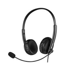 Sandberg 126-21 casque Casques Avec fil Arceau Bureau/Centre d'appels Noir