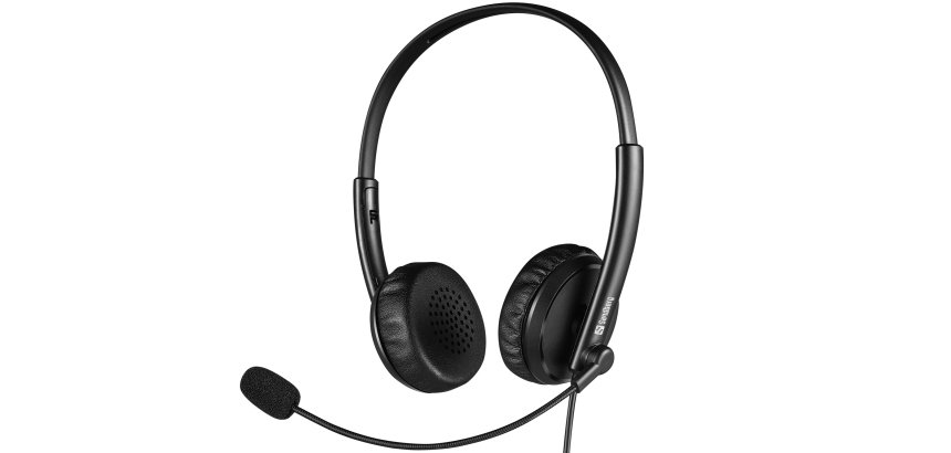 Sandberg 126-21 Headset Wired Headbands Office/Call Center Black