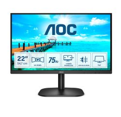 AOC B2 22B2H/EU LED display 54.6 cm (21.5") 1920 x 1080 pixels Full HD Black