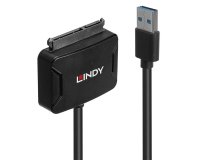 Lindy 43311 base para portátil y replicador de puertos Negro