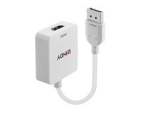 Lindy 38303 adaptador de cable de vídeo 0,095 m HDMI tipo A (Estándar) DisplayPort Blanco