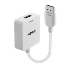 Lindy 38303 adaptador de cable de vídeo 0,095 m HDMI tipo A (Estándar) DisplayPort Blanco