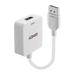 Lindy 38303 adaptador de cable de vídeo 0,095 m HDMI tipo A (Estándar) DisplayPort Blanco