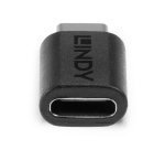 Lindy 41893 adattatore per inversione del genere dei cavi USB 3.2 Type C Nero