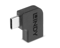 Cambiador de género para cable USB 3.2 Type C Negro Lindy 41894