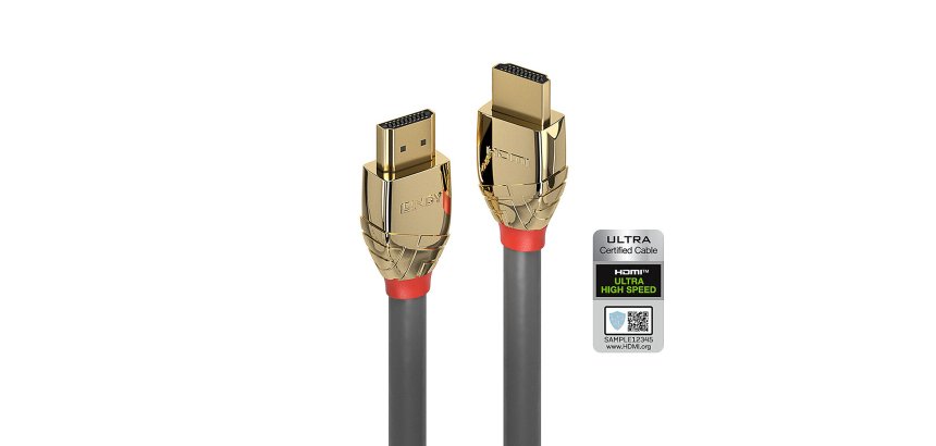 Lindy Câble HDMI Ultra High Speed Gold Line, 2m