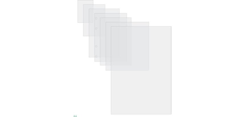 Pochette de plastification A2, brillant, 250 microns