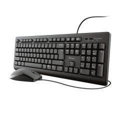 Trust Pack Teclado + Ratón USB Español Negro TKM-250