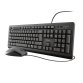 Trust Pack Teclado + Ratón USB Español Negro TKM-250