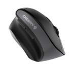 CHERRY MW 4500 LEFT Souris ergonomique sans fil, pour gauchers, noir, USB