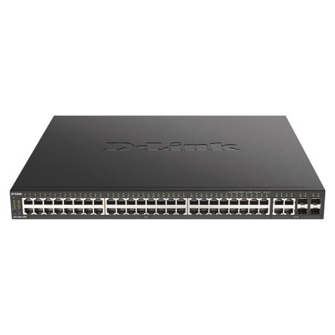 D-Link DGS-2000-52MP switch Gestionado L2/L3 Gigabit Ethernet (10/100/1000) Energía sobre Ethernet (PoE) 1U Negro