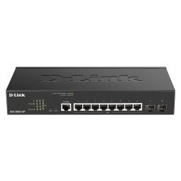 D-Link DGS-2000-10P switch Gestionado L2/L3 Gigabit Ethernet (10/100/1000) Energía sobre Ethernet (PoE) 1U Negro