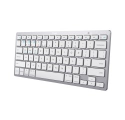 Trust 24652 tastiera Universale Bluetooth QWERTY Italiano Argento