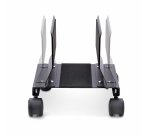 StarTech.com Support Mobile pour Unité Centrale, Support Mobile pour Unité Centrale PC à Roulettes, Charge Maximale de 21kg, Chariot à Roulettes pour Ordinateur de Bureau, Chariot en Acier, Support Réglable