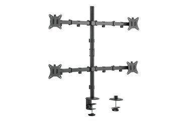 Equip Soporte de escritorio articulado para monitor cuádruple de 17"-32