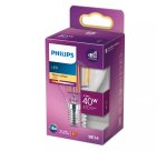 Philips Filament Candle Clear 40W P45 E14