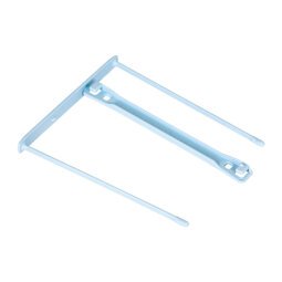 Boîte de 20 attaches plastique pour archivage de documents perforés. Coloris Bleu