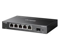 TP-Link Omada ES206X-M2 commutateur réseau Géré L2 2.5G Ethernet (100/1000/2500) Montage sur le bureau ou sur le mur Noir