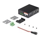 StarTech.com Injecteur PoE Gigabit Industriel - Haute Vitesse/Haute Puissance 90W - 802.3bt PoE++ 48V-56V CC DIN Rail - Injecteur Durable UPoE/Ultra Power Over Ethernet | -40 à +75°C