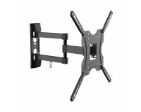 AISENS Soporte ECO giratorio, inclinable para monitor/TV 30kg (3 Pivotes) de 32-55, Negro