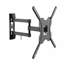 aisens soporte eco giratorio inclinable para monitortv 30kg 3 pivotes de 32-55 negro