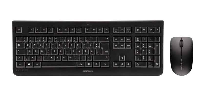 CHERRY DW 3000 teclado Ratón incluido RF inalámbrico Español Negro
