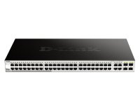 D-Link DGS-1210-48 switch Gestionado L2 Gigabit Ethernet (10/100/1000) 1U Negro