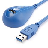 Cable de 1,5m Extensión Alargador USB 3.0 SuperSpeed Dock de Sobremesa - Macho a Hembra USB A