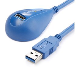 Cable de 1,5m Extensión Alargador USB 3.0 SuperSpeed Dock de Sobremesa - Macho a Hembra USB A
